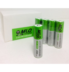 Аккумуляторы MLQ-2500/18650/3.7V-4.2/2500mAh (384 шт/ящ)