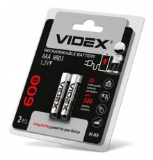 Аккумуляторы Videx HR03/AAA 600 MAH double blister/2pcs