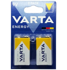 Батарейка Varta Energy Alkaline 1+1 Крона 6F22/9V KOD-3124