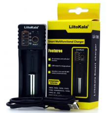 Зарядное устройство LiitoKala lii-100 для 18650 AA AAA Li-ion Li-FePO4 Mi-Nh с функцией PowerBank (100)