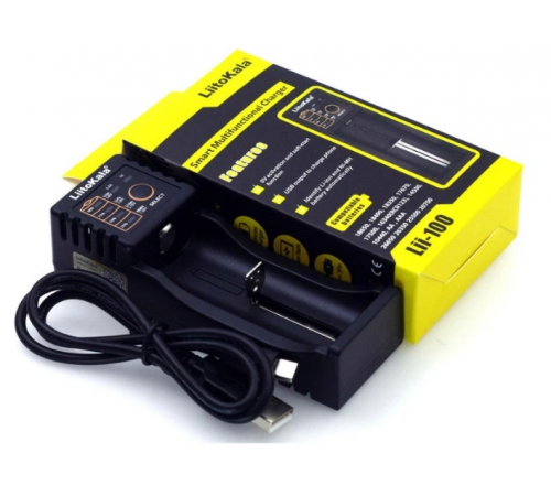 Зарядное устройство LiitoKala lii-100 для 18650 AA AAA Li-ion Li-FePO4 Mi-Nh с функцией PowerBank (100) за 311 грн
