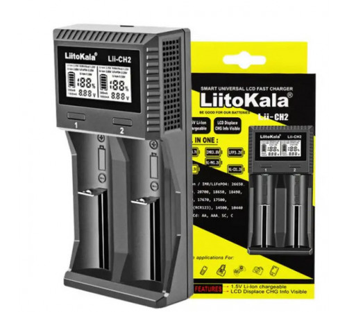 Зарядное устройство LiitoKala Lii-CH2, 2x26650 /18650 /AA / AAA (100) за 725 грн