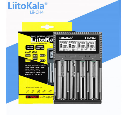 Зарядное устройство LiitoKala Lii-CH4, 4x26650 /18650 /AA / AAA (100) за 932 грн