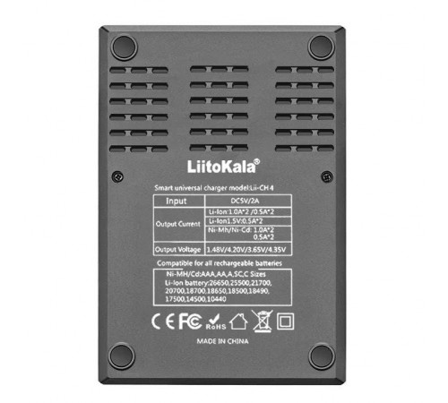 Зарядное устройство LiitoKala Lii-CH4, 4x26650 /18650 /AA / AAA (100) за 932 грн