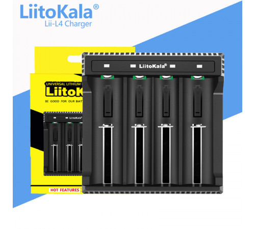 Зарядное устройство LiitoKala Lii-L4, 4x-18650 (100) за 425 грн