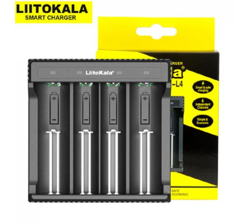 Зарядное устройство LiitoKala Lii-L4, 4x-18650 (100) за 425 грн
