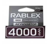 Аккумуляторы с защитой Rablex RB-18650/ 3.7V/4000mAh (400)