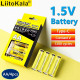 Аккумулятор USB-T36 (4xAA 2400mAhh, 1.5V), LiitoKala, 4 в 1 Type-C (400) за 295 грн
