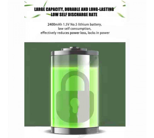 Аккумулятор USB-T36 (4xAA 2400mAhh, 1.5V), LiitoKala, 4 в 1 Type-C (400) за 295 грн
