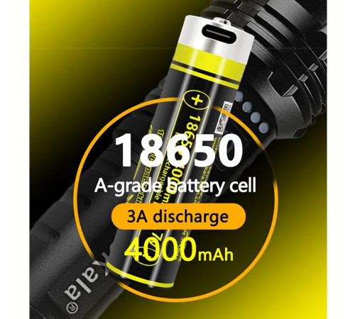 Аккумулятор 18650, LiitoKala USB-King4000, 4000mAh (400) за 466 грн