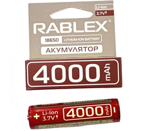 Rablex 18650 Li-lon 4000W (400) за 432 грн