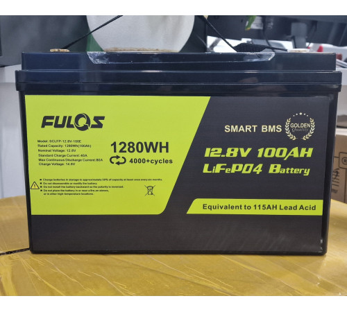 Комплект резервного питания для дома ИБП Rablex 1500/1200 Вт Аккумулятор Fulos LiFePO4 12.8V 100Ah (1280Wh)