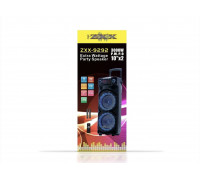 Акустична переносна колонка ZXX-9292/ 8003 60Вт 10" 72х43х34см TWS/FM/USB/BT/REC/EQ/LED/2MIC