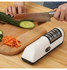 Электроточилка для ножей и ножниц электрическая с аккумулятором White
