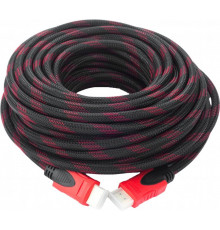 Кабель HDMI-HDMI Donli оплетка, фериты, усиленный 5 м (4866lmn/yop)