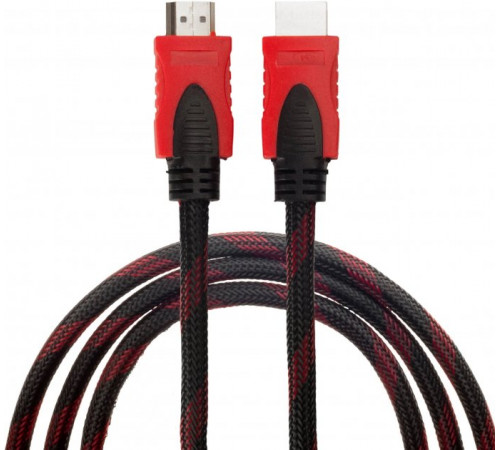 Кабель HDMI-HDMI Donli оплетка, фериты, усиленный 5 м (4866lmn/yop)