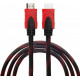 Кабель HDMI-HDMI Donli оплетка, фериты, усиленный 5 м (4866lmn/yop)