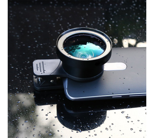 Макролинза для телефона, объектив для телефона, линза 2 объектива 0.45 lens AND HA-55
