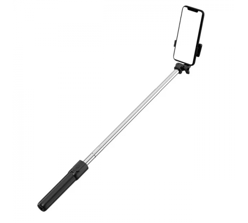 Селфи палка штатив-монопод для телефона с Bluetooth пультом Selfie Stick R1 черный