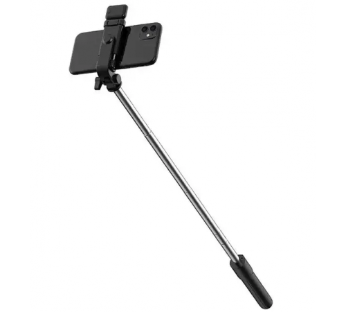 Селф палка, штатив-монопод для телефона с Bluetooth пультом и LED светом Selfie Stick DF-01S AND 5222 (черный)