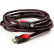 Кабель HDMI-HDMI Donli оплетка, фериты, усиленный 5 м (4866lmn/yop)