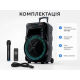 Портативна акустика ZXX-7272 600Вт / Переносна колонка на коліщатках, еквалайзер, пульт, FM, Bluetooth, динамік 15 дюймів / Акумуляторна колонка з підсвічуванням + мікрофон за 7069 грн
