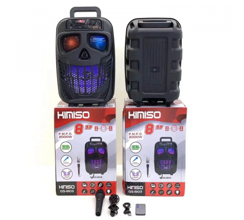 Колонка портативна акустична KIMISO QS-1803 BT Bluetooth колонка за 1313 грн
