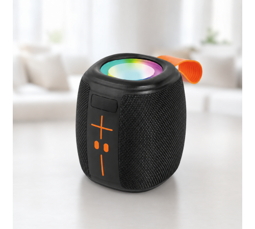 Колонка Bluetooth KTS-2310 / Акустика з Bluetooth / Акумуляторна колонка з LED підсвічуванням
