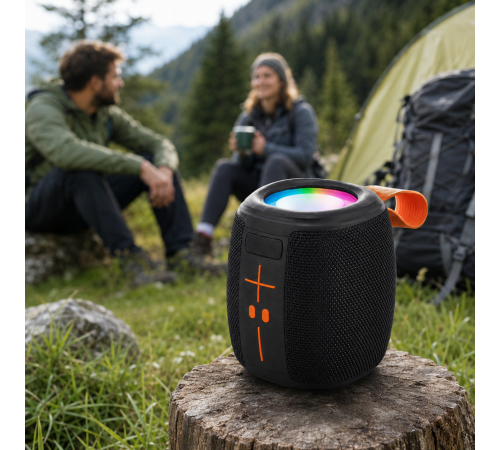 Колонка Bluetooth KTS-2310 / Акустика з Bluetooth / Акумуляторна колонка з LED підсвічуванням