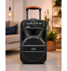 Портативна колонка BT 115 / Портативна колонка Su-Kam BT115D / Bluetooth, USB, FM акустична система караоке-система