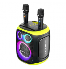 Портативна бездротова колонка Bluetooth Hopestar Party 130 з 2 Мікрофоном Караоке | 120Вт, Bluetooth