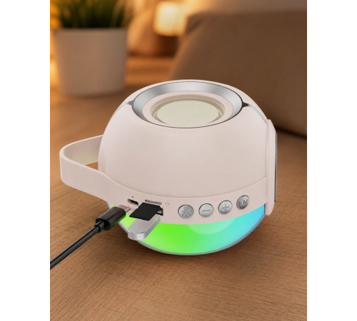 Колонка Bluetooth SY-333 / Аккумуляторная колонка с LED подсветкой / Акустическая колонка переносная