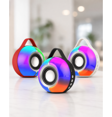 Колонка Bluetooth SY-333 / Акумуляторна колонка з LED підсвічуванням / Акустична колонка переносна