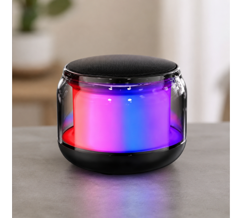 Мини-колонка Bluetooth/Акустика со звуком 360° и подсветкой