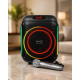 Портативная акустика ZXX-5502 / Bluetooth аккумуляторная колонка с подсветкой / Караоке колонка с микрофоном за 3299 грн