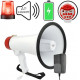 Мегафон громкоговоритель, ручной рупор с диктофоном и сиреной MEGAPHONE ER-55 12v