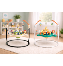 Детский игровой центр Fisher-Price Jumperoo с подсветкой и звуком / Развивающий игровой джемпер