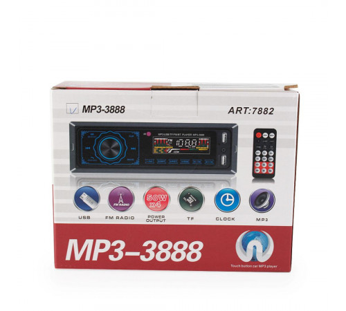 Автомагнитола MP3 3888/ 7882 ISO 1DIN сенсорный дисплей (20 шт/ящ) за 1035 грн