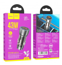 АЗУ HOCO NZ8 Sprinter 43W/PD25W+QC3.0/1*USB+1*Type-C/LED