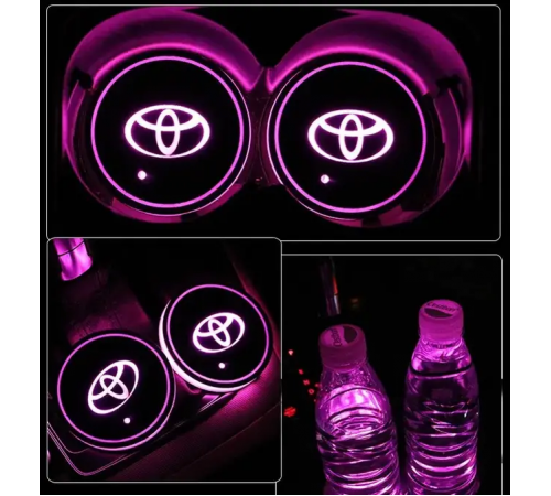 Подсветка подстаканника авто RGB Модель