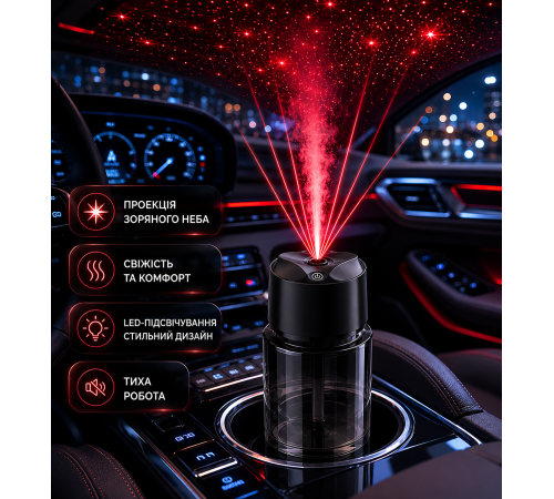 Ароматизатор зоряне небо XT056 / Розумний дифузор / Автоматичний парфум в авто за 539 грн
