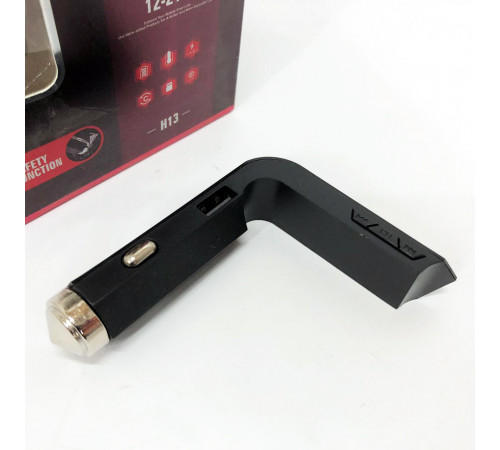 Адаптер в прикурювач для музики HZ H13 LCD AUX/USB, Блютуз fm модулятор адаптер для автомагнітоли CT-58 за 313 грн