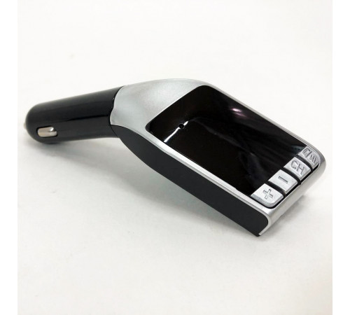Автомобильный FM трансмиттер модулятор H15 Bluetooth MP3, Блютуз модулятор в машину. Цвет: серебряный PT-74