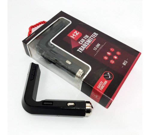 Адаптер в прикурювач для музики HZ H13 LCD AUX/USB, Блютуз fm модулятор адаптер для автомагнітоли CT-58 за 313 грн