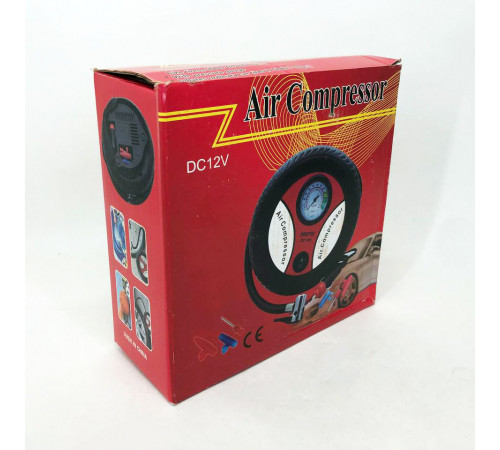 Компрессор для подкачки колес Air Compressor DC12V, Насос автомобильный для шин 12в в прикуриватель YW-22