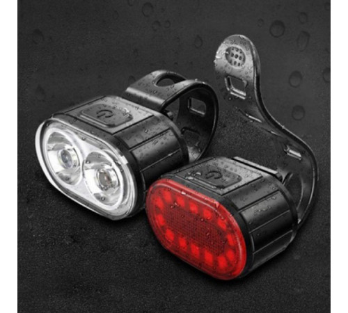 Водонепроницаемые светодиодные фары для велосипеда ZH-078-2LED, Оптика велосипедная фара передняя LP-23