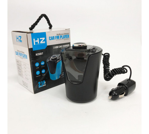 Автомобильный FM-трансмиттер с поддержкой Bluetooth H26+BT, Модулятор для старого автомобиля RO-18
