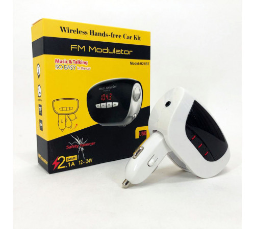 FM модулятор з bluetooth MOD. H21 BT, Бездротовий передавач для музики в автомобіль PR-73 за 315 грн