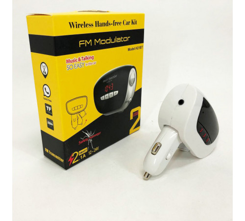 FM модулятор з bluetooth MOD. H21 BT, Бездротовий передавач для музики в автомобіль PR-73 за 315 грн