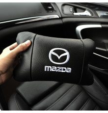 М'яка подушка для подорожей підголівник Mazda Мазда, Подушка дорожня для шиї, Автоподушка під голову LE-35